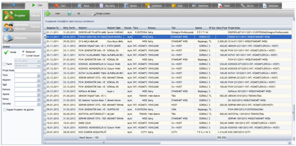 Gentegre CRM & Proje Yönetimi